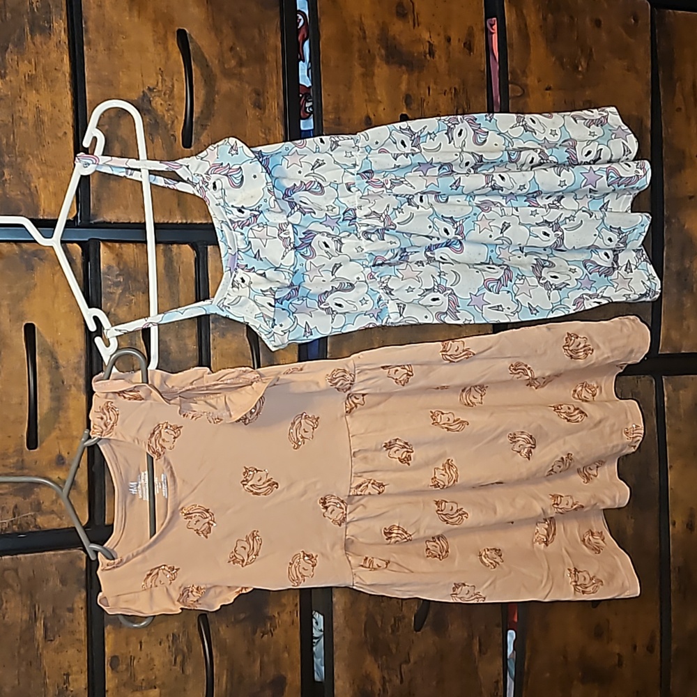 H&M 2 Unicorn Dresses